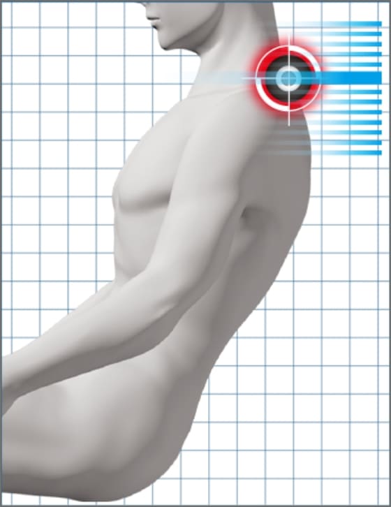 Automatic detection of shoulder position